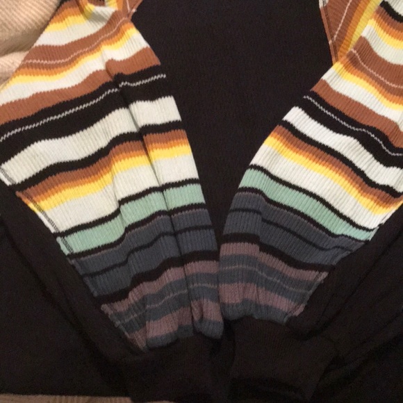 Free People long sleeve shirt with flowy sleeves
